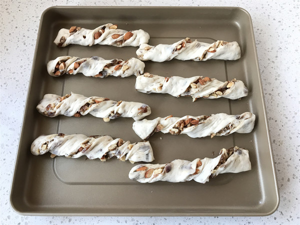 Raisin Nut Bread Sticks recipe