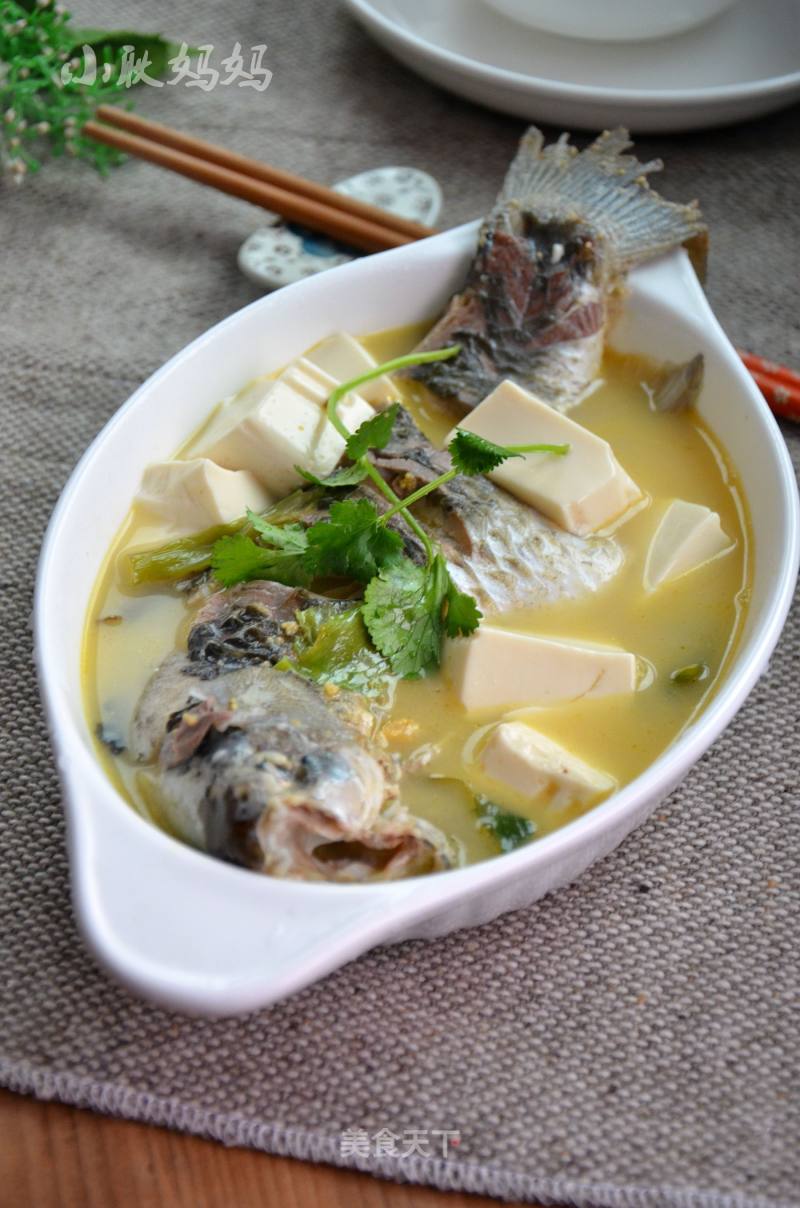 River Crucian Tofu Soup recipe