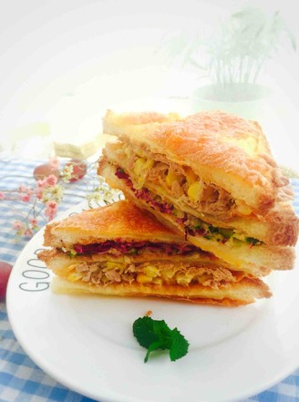 Tuna Corn Crispy Sandwich recipe