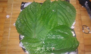 Double Purple Zhengyan Egg Skin Rice Roll-perilla Series 3 recipe
