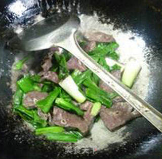 Stir-fried Pork Lung with Garlic recipe