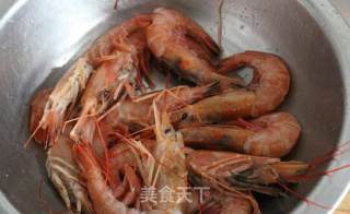 Salt-fried Argentine Red Shrimp recipe