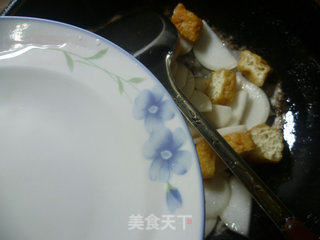 Stir-fried Radish with Shacha Soy Sauce Tofu recipe