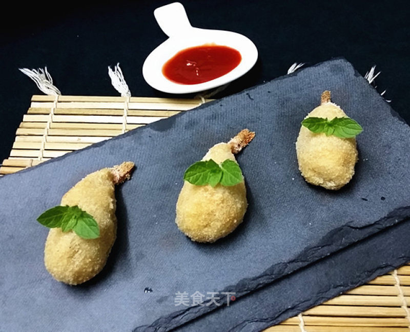 #aca烤明星大赛# Fresh Shrimp Croquette recipe