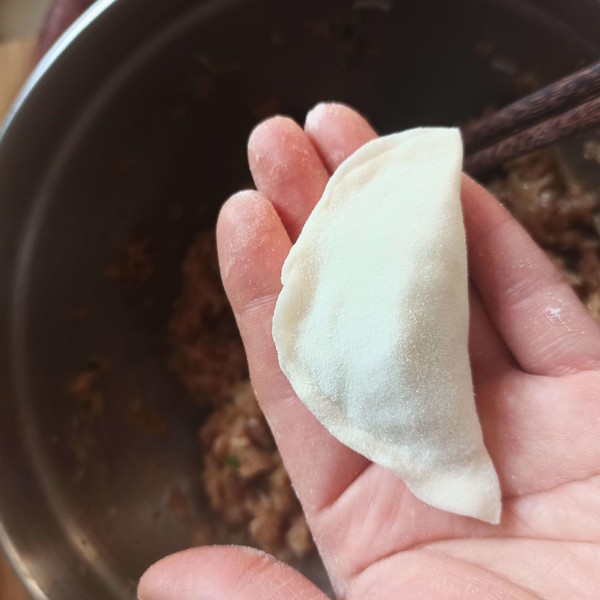 Pork and White Radish Dumplings recipe