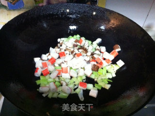 Mushroom Seafood Pimple Soup recipe