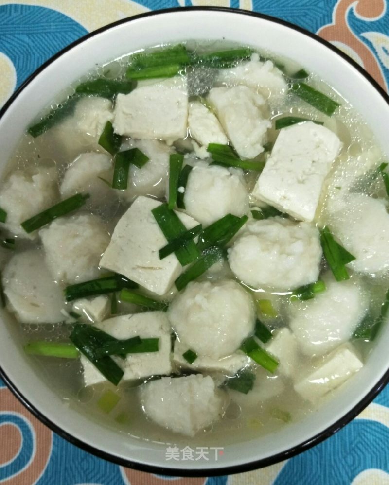 Cuttlefish Balls Stewed Tofu recipe