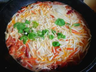 Tomato Carrot Noodle Soup recipe