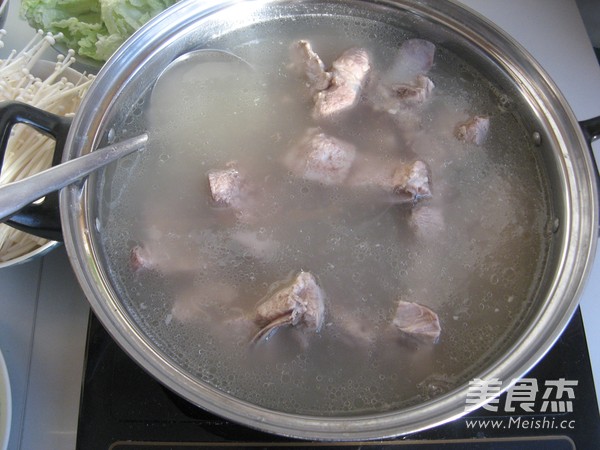 Pork Bone Mushroom Hot Pot recipe