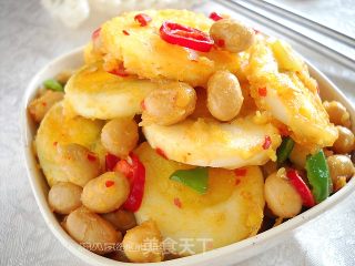 Braised Money Egg with Laba Beans recipe