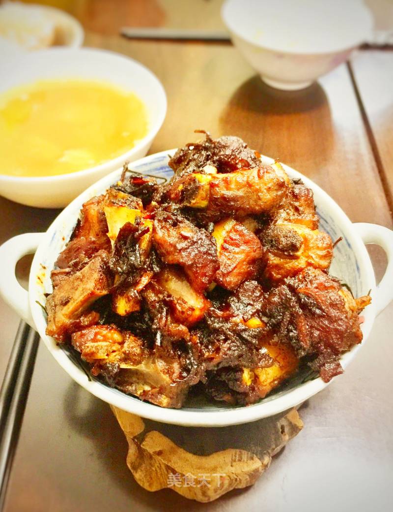 Baked Pork Ribs with Tangerine Peel recipe