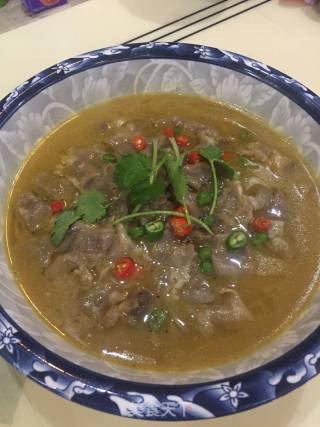 Sour Soup with Beef recipe