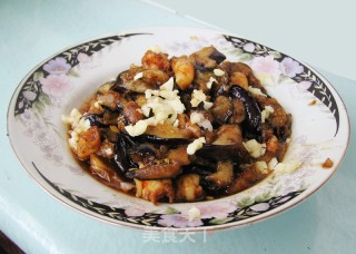 Fried Eggplant with Shrimp recipe