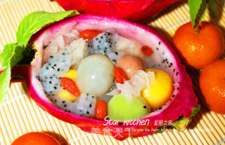 [make You Unforgettable Glutinous Rice Balls] Colorful White Fungus and Fruit Glutinous Rice Balls recipe