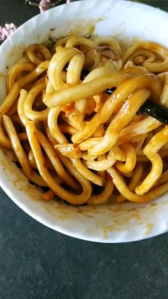 Sauce-flavored Sweet Water Noodles recipe