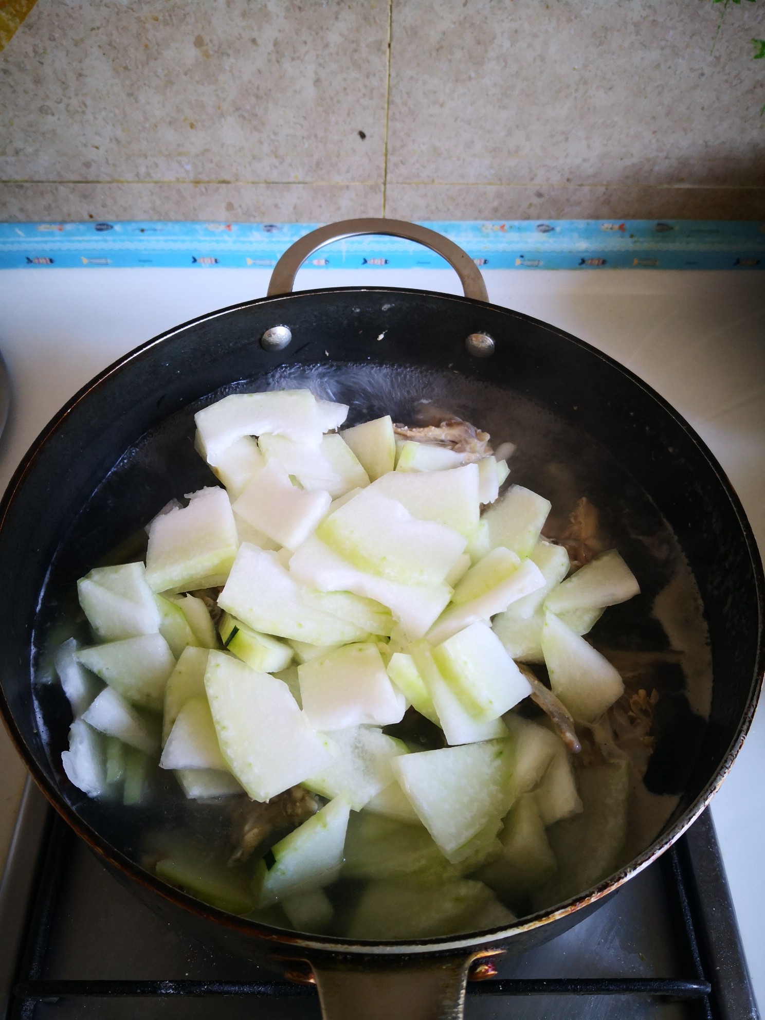 Chicken Spit Winter Melon Soup recipe