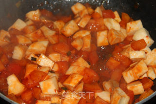 Pleurotus Eryngii in Tomato Sauce recipe