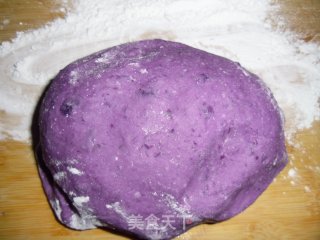 Purple Sweet Potato Taro Balls recipe