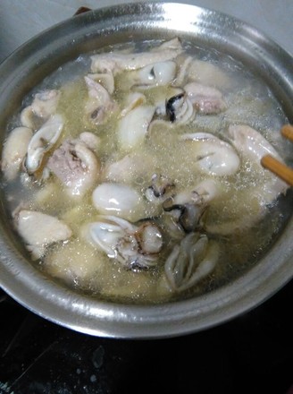 Oyster Boiled Chicken Soup
