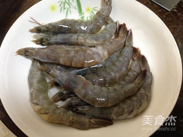 Steamed Prawns with Garlic Vermicelli recipe