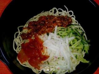 Korean Fried Noodles-people-friendly Version recipe