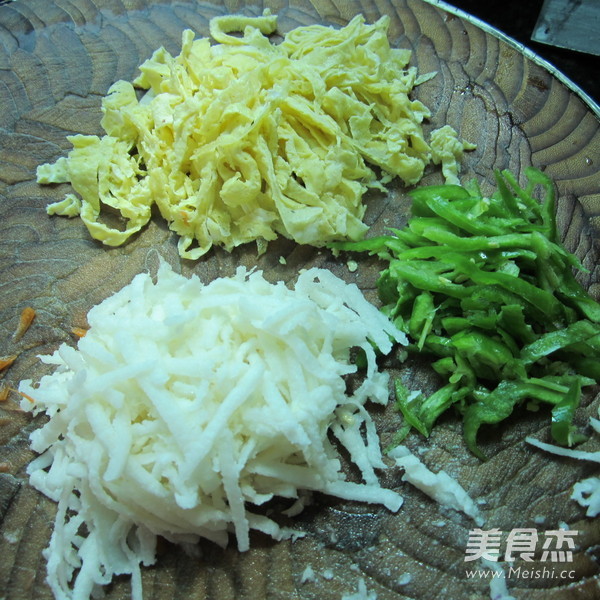 Cold Potato Egg Shreds recipe