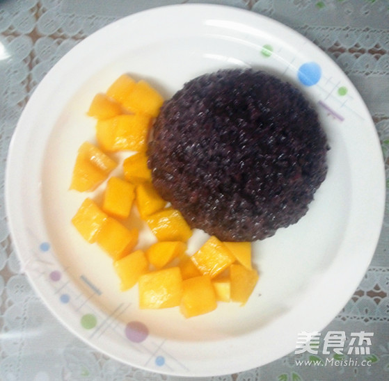 Mango Coconut Milk Black Rice Sauce recipe