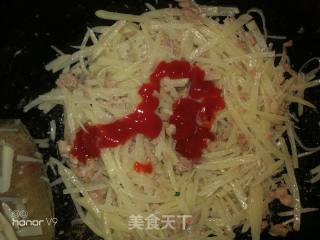 Tomato and Potato Shreds recipe