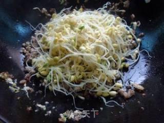 Stir-fried Soy Sprouts with Minced Meat recipe