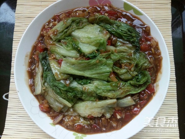 Lettuce Drizzled with Oyster Sauce recipe