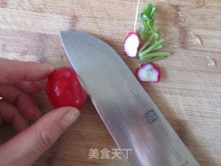 Osmanthus Sweet and Sour Cherry Radish recipe