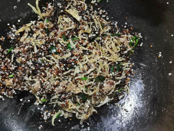 Whitebait Tricolor Quinoa Rice recipe