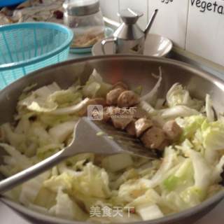 Shrimp Skin Meatballs with Fresh Chinese Cabbage recipe