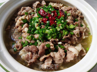 Sour Soup and Fatty Lamb Pot recipe