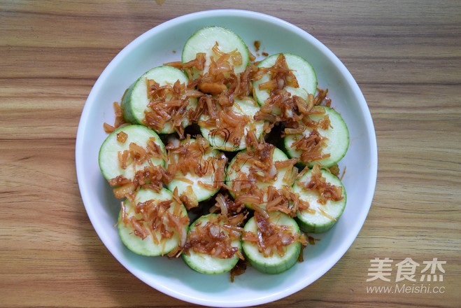 Steamed Loofah with Garlic and Scallops recipe