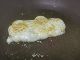 Fried Poached Egg with Hot Pepper recipe