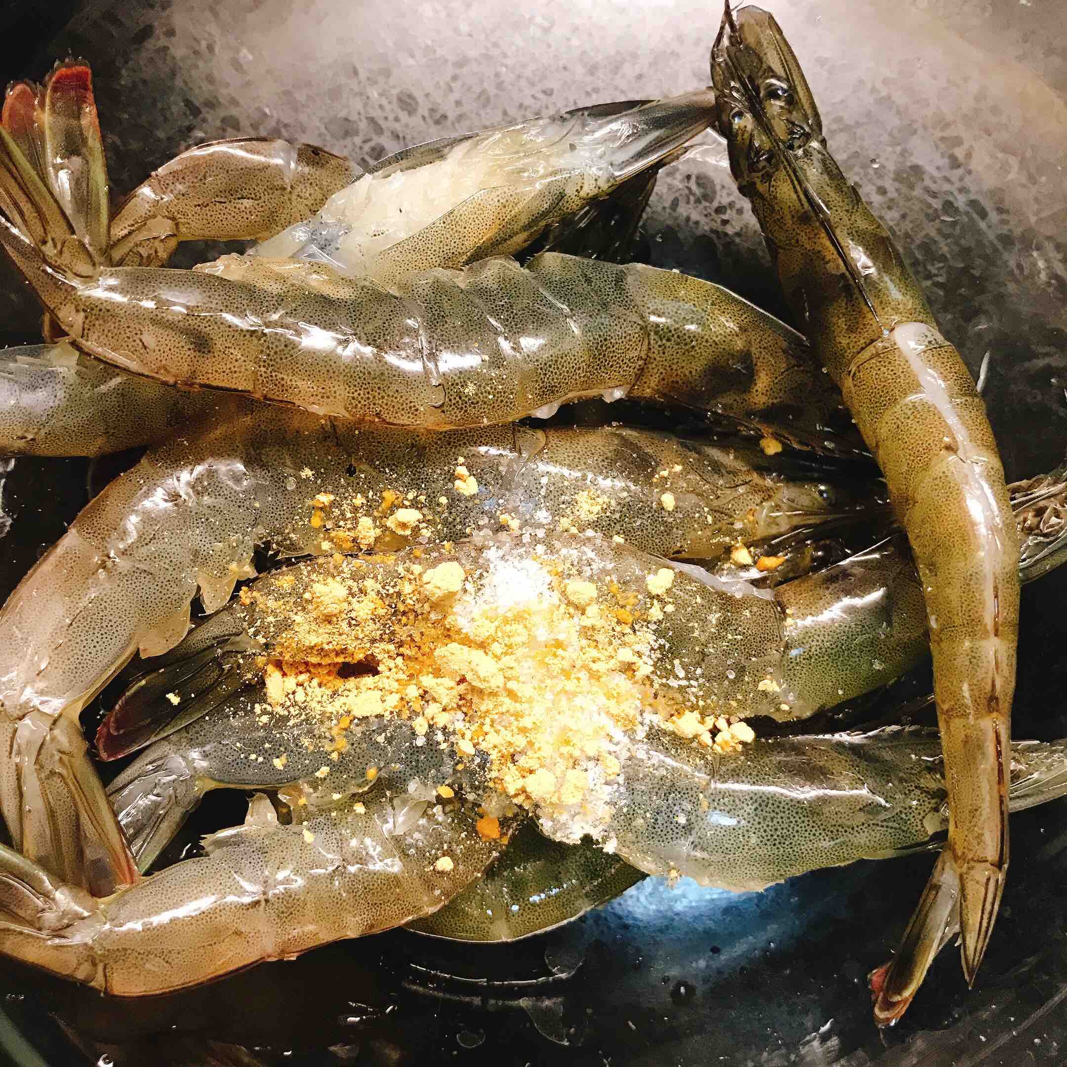 Shrimp with Salt and Pepper recipe