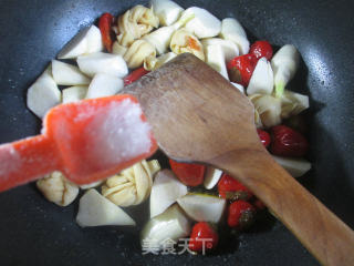 Stir-fried Rice White with Pickled Pepper Thousand Sheets recipe