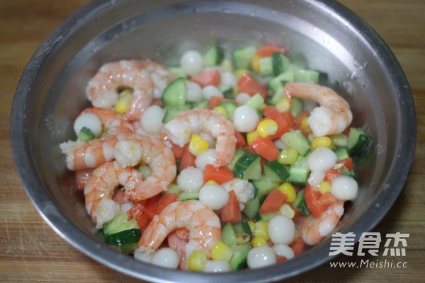 Crystal Colorful Shrimp recipe