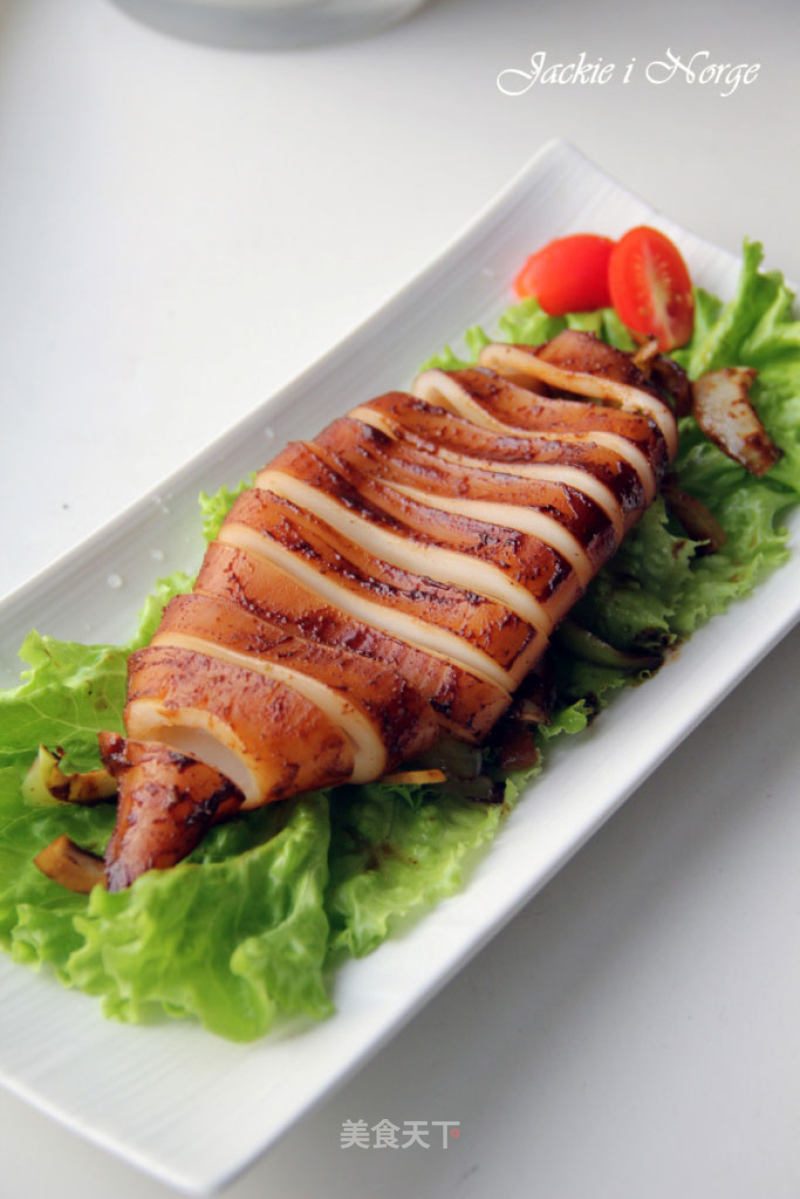 Grilled Squid (hot Plate Squid Flavor)
