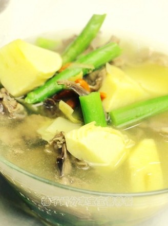 Pork Heart Double Bamboo Soup recipe