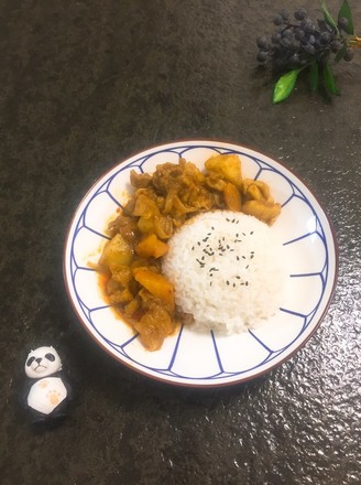 Delicious Curry Chicken Rice recipe
