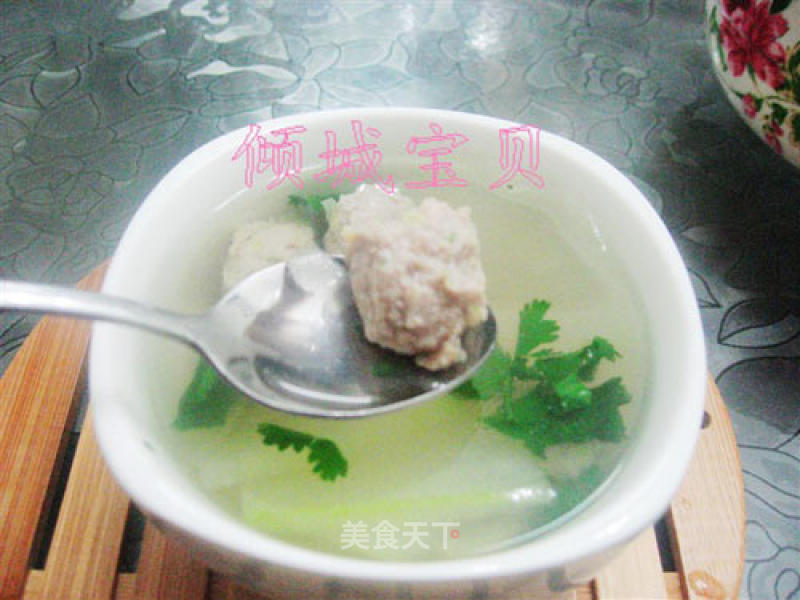 Winter Melon Boiled Beef Balls recipe