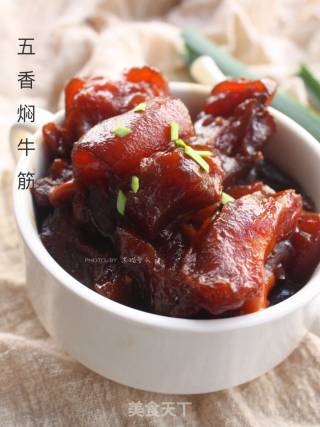 Five Spice Braised Beef Tendon recipe