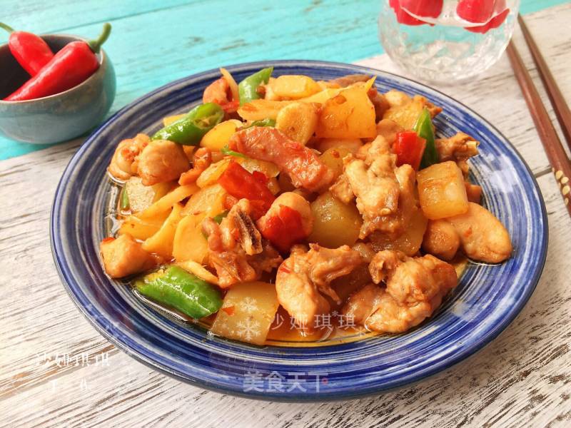 Hot and Sour Rabbit Dice recipe