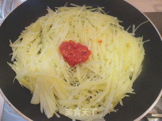 Super Meal-hot and Sour Potato Shreds recipe
