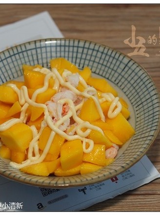 Salad Mango Shrimp: Small and Fresh recipe