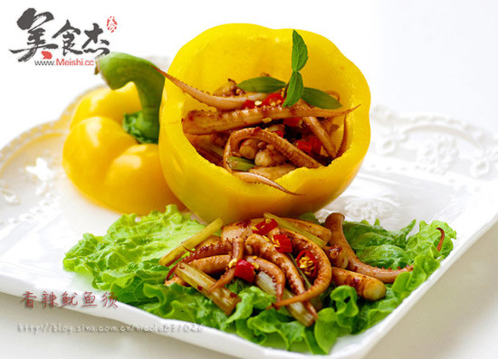 Spicy Squid Whisk recipe