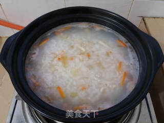 Vegetable and Lean Pork Congee recipe