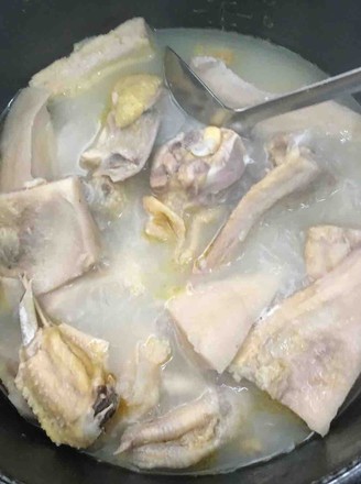 Durian Shell Stewed Chicken recipe